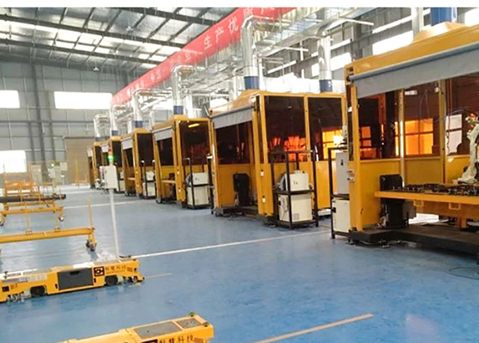 Automated Guardrail Robotic Business Process Automation Line 60% Rated Duty