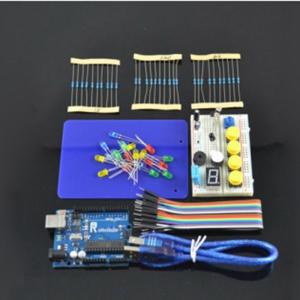Best Electronic components UNO R3 Stater kit for arduino based learning parts with MEGA328P 400 holes breadboard wholesale