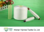 Low Shrink 100 % Polyester Spun Yarn / Virgin Raw White Yarn Two For One Twister