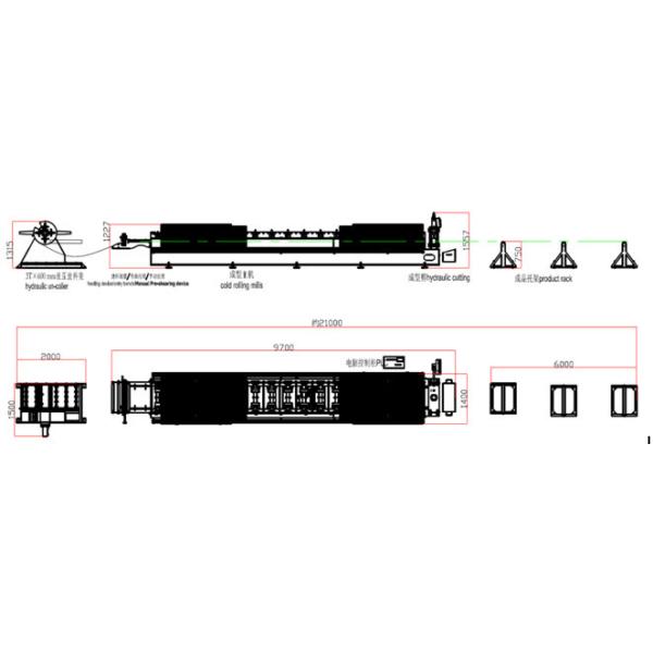 U470 Standing Seam Roll Forming Machine With Fixing Clip 12 Months Warranty