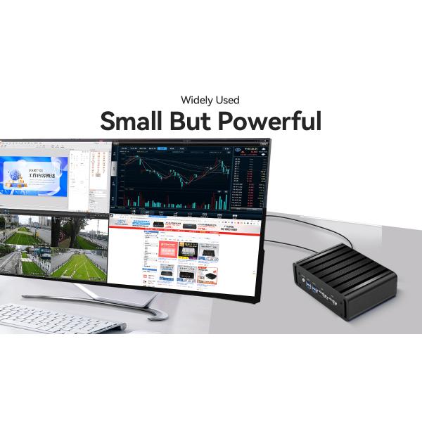 Intel Core i5 4200U Industrial Fanless PC Dual Ethernet Dual COM Computer