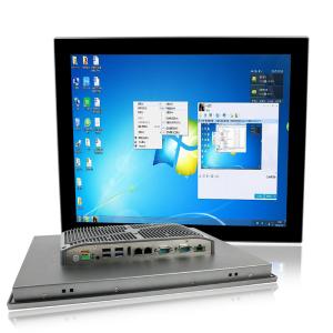 China Rugged 17 Inch HMI Panel PC TPM 2.0 RS232 RS422 RS485 9-36V voltage on sale