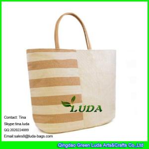 LUDA fashion beach handbags wholesale paper straw bags