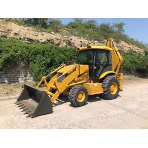 Four Wheel Drive Compact Backhoe Loader 8200kg Front Loader Backhoe
