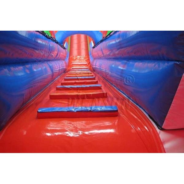 Double Lane Large Inflatable Slide Customized Size For Adults / Children
