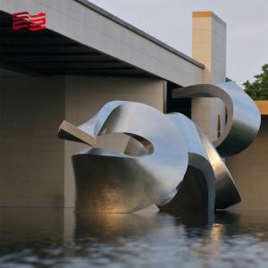Best Modernistic Style Custom Shape Stainless Steel Sculptures for Courtyard Art Ornaments wholesale
