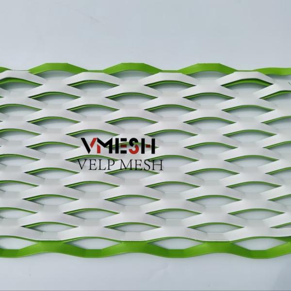 Outdoor Decorative Aluminum Expanded Mesh Welded with Frame