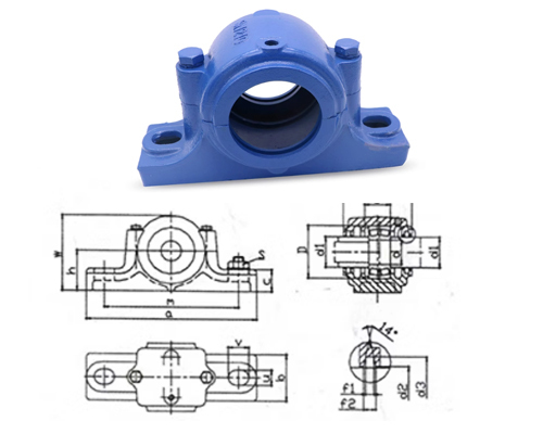 High Stability Bearing housing SN620 Fan bearings