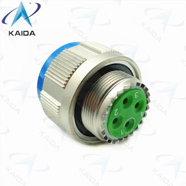 Cheap 4 Female Pins MIL-DTL-38999 Series 3 D38999 Connector High Shock Resistance for sale