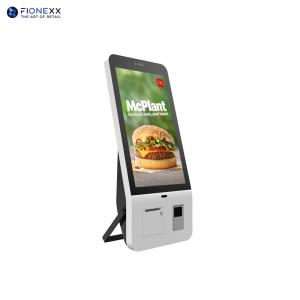 China 23.8inch PCAP Self Service Kiosk Commercial Self Ordering Touch Screen Solution on sale