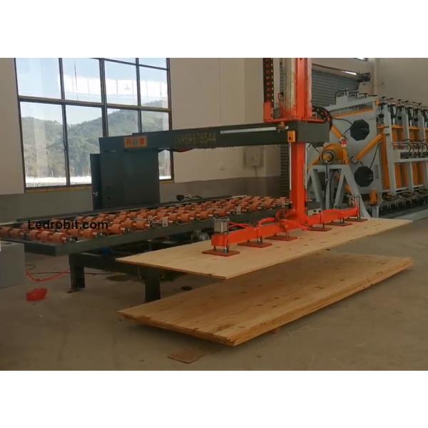 PLC Controlled LCD Display Automatic Wooden Board Loader