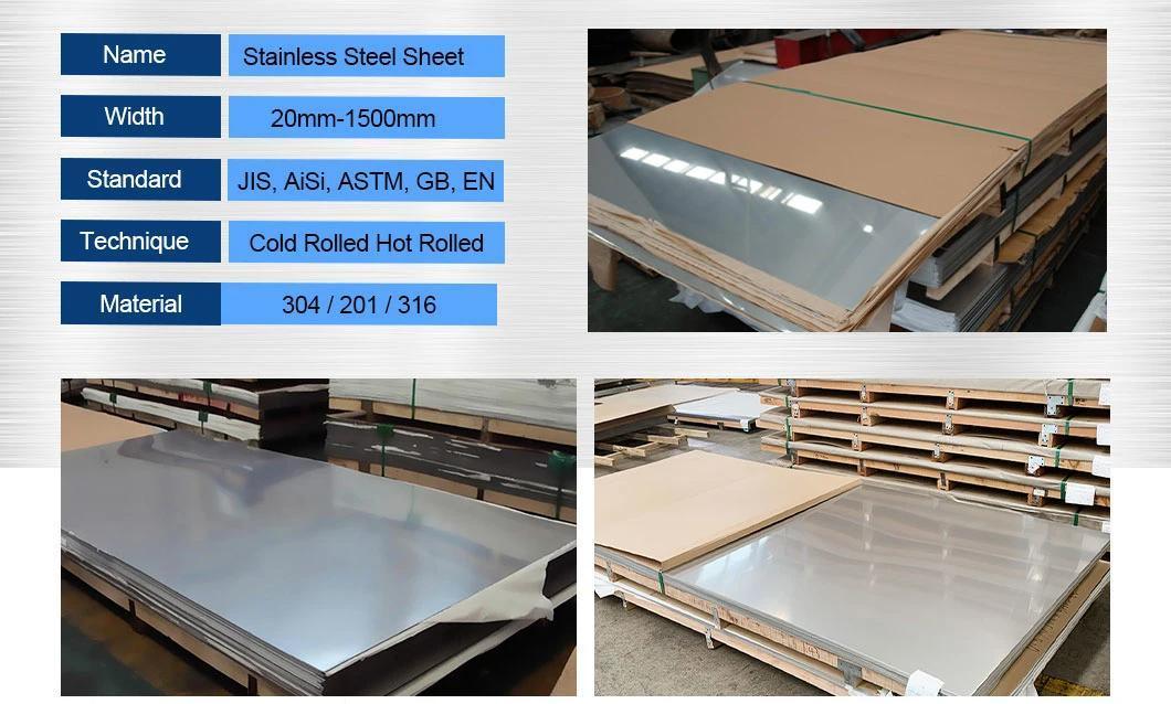 304 Black Sheet Steel Color Gold Mirror/Brush Surface Stainless Steel Sheet