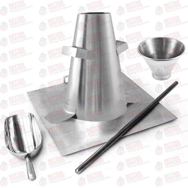 Cheap Slump Cone Set Stainless Steel Concrete Testing Equipment for sale