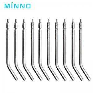 China 10pcs Stainless Steel Dental Air Triple Syringe 3 Way Dental Air Water Spray Syringe Nozzles Tips on sale
