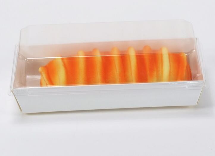 Wholesale China Supply Transparent PVC Material Type Packaging Plastic Box Cake Box for Birthday Cake with Ribbon bageas