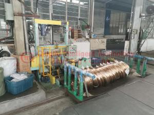 Best Aluminum Wire Coil Wrapping Machine With PLC Control Program 3KW wholesale