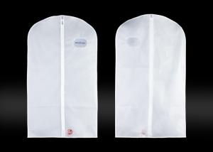 Best Folding White Peva Water Resistant Non Woven Garment Bag For Suit Cover wholesale