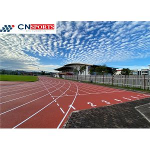 Athletics Rubber Running Track 13mm Synthetic Running Track