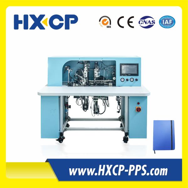 Cheap HX18B Semi Auto Notebook Elastic Band Elastic String Fixing Machine Cover Edge Side Multi-functional for sale