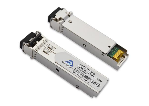 Cheap 550m 850nm SMF SFP Fiber Transceiver Hot Pluggable RoHS Compliant Lead Free for sale