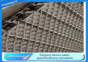 China 25mm Pitch 316L Stainless Steel Weave Belt ISO9001 For Food on sale