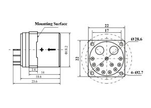 China Temperature calibrated accelerometer sensor with Threshold and Resolution≤5(μg) on sale