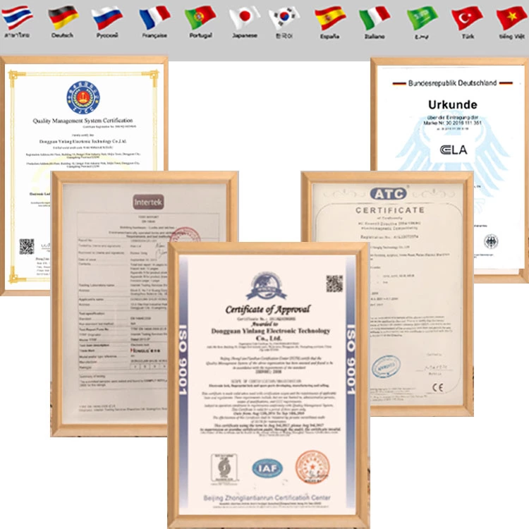 Combination Slim Smart Hotel Lock , Electronic Door Lock With Biometric