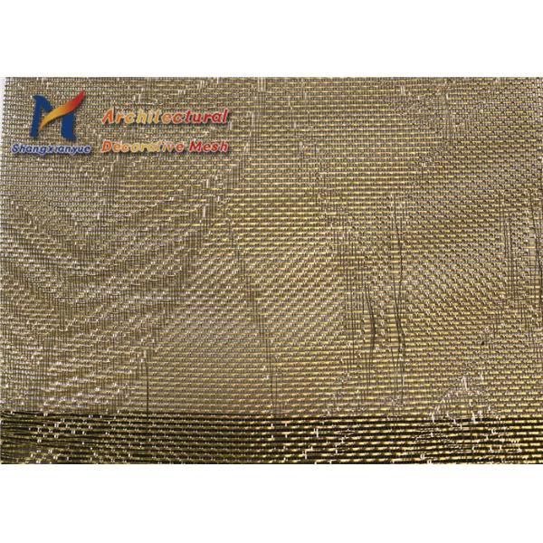 Tempered Laminated Glass Fabric Indoor Dividers 0.6mm Aluminum Wire Mesh Panels