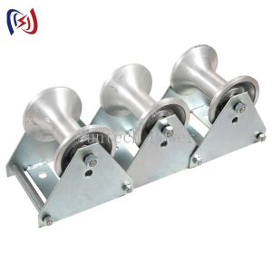 Best 10kN Linear Angular Cable Roller Underground Cable Pulling Tools wholesale