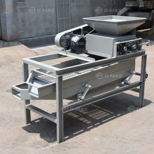 Nut Processing Apricot Kernel Cracking Shelling Machine Almond Shell Separating