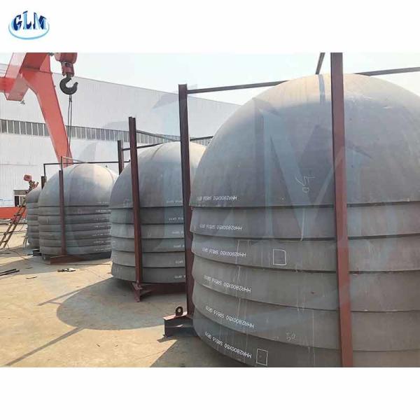 Cheap 3200mm Diameter SA387 GR.11 Hemispherical Dished Head 45mm Thickness for sale