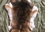 Natural Chinchilla Rex Rabbit Fur , Soft Genuine Sheared Rabbit Fur Jacket Hide