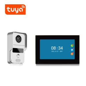 China 7 Inch Display WIFI Video Doorbell Video Intercom 140 Horizontal Angle on sale