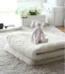 Hand Tufted White Aera Rug Plush Carpets From China Carpets Factory