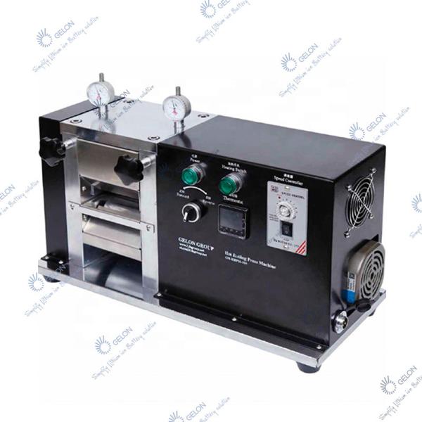 Cheap Battery Electrode Hot Rolling Press Machine 100mm Width For Battery Manufacturing Research Machine for sale