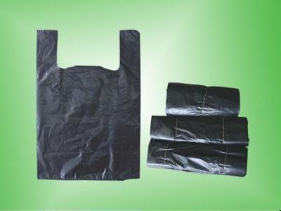 Disposable Drawstring Black Color Plastic Trash Bag Garbage Bags On Roll
