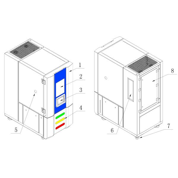 High Low Temperature Humidity Test Chamber Environmental Humidity Test Chamber