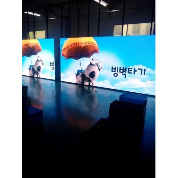 Durable Indoor Fixed LED Display Optional Maintenance Way , 576*576mm Cabinet