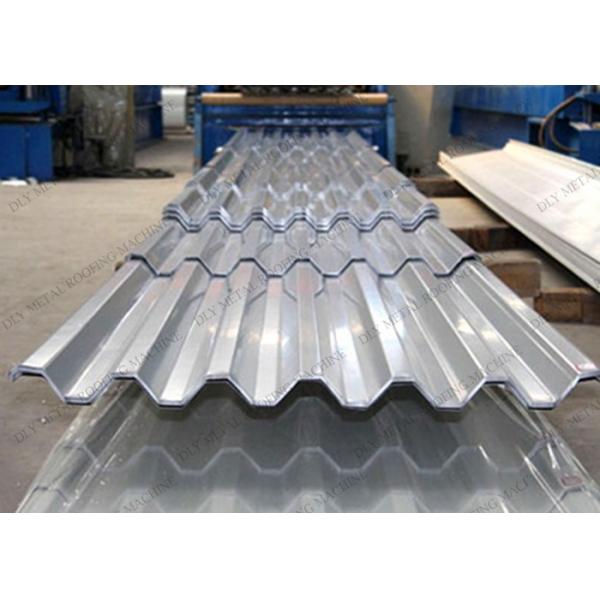 Automatic GI Steel Decking Floor Roll Forming Machine 380V PLC