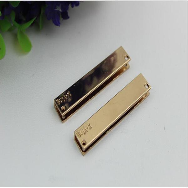 Standard level light gold metal handbag corner protector for bag accessory