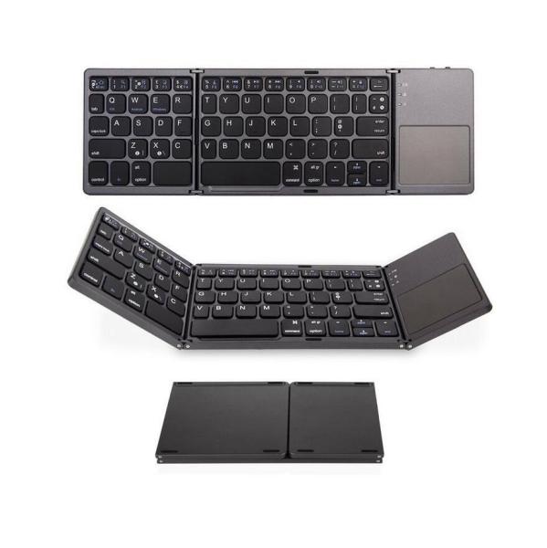 Cheap Foldable Bluetooth Keyboard,ABS Portable Mini Keyboard with Touchpad for IOS,Android for sale