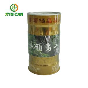 China Tea Tin Can Embossing Printing Metal Antique Coffee Tins Size 99×170 mm on sale