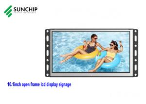 China 10.1inch Interactive Digital Signage WIFI BT LAN 4G LTE Open Frame LCD TOUCH Monitor USB Host on sale