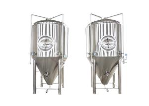 China 1200L Conical Beer Fermenter Fabrication SS304 Automated Beer Brewing System on sale