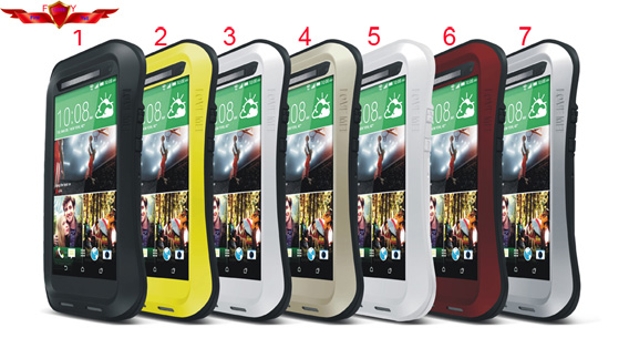 Genuine Aluminum Dirtproof/Shockproof/Waterproof Case For HTC M8 Multi Color Gift Box Yes