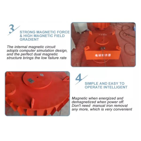 Energy Mining PLC Core Components Dry Type Suspended Electromagnetic Separator Machine