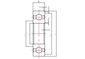 Precision Deep Groove Ball Bearings(EMQ Bearings) 6208