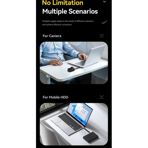 ESSAGER ES-X77 240W USB4.0 Usb C to Usb C Fast Charging Cable 8K 60Hz 40Gbps Audio Video