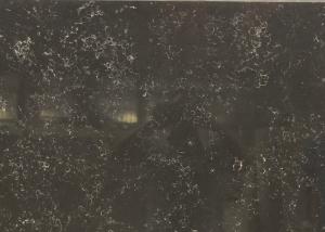 Kitchen Countertop Artificial Quartz Stone Black Color Polished Surface Bathroom Vanity Top