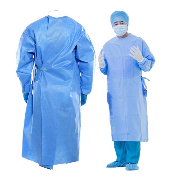 Cheap Customizable ISO9001 PP Surgical Gown Sterile Medical Protection Gown for sale